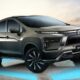 2026 Mitsubishi Xpander in Green Gronze Metallic, showcasing its redesigned grille, headlights, and bold front bumper.